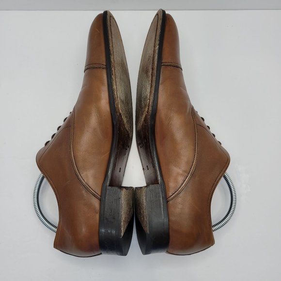 The Boot New York Adam Derrick Men\'s Brown Leather Oxford Shoes 1298 US Size 10 main image 7